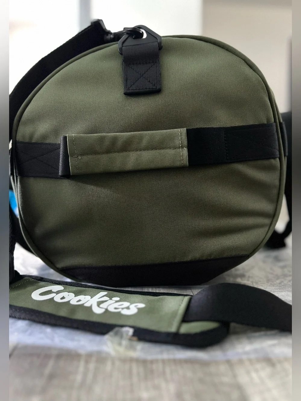 Cookies Parks Utility Smell Proof Duffel Bag | Olive | Travel & Gym Bag